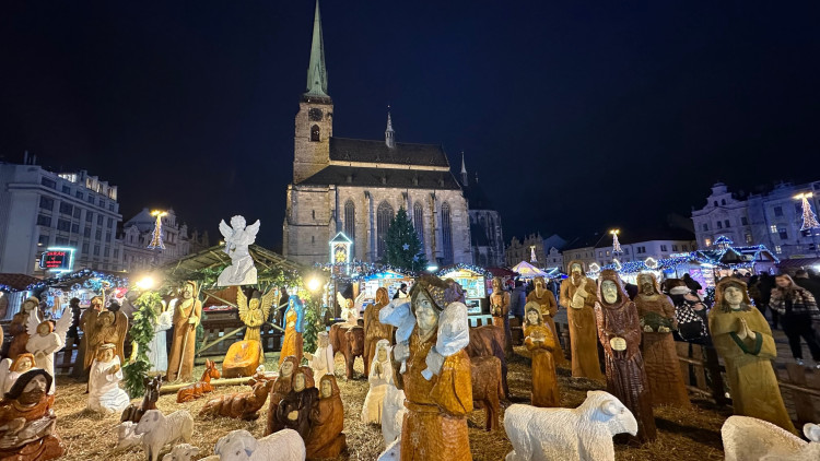 FOTOGALERIE: Zahájení Adventních trhů v Plzni