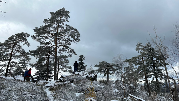 Zimní výlet na brdskou osmistovku Nad Maráskem