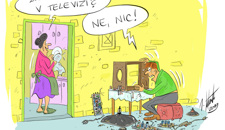 Prosincová dávka vtipů od kreslíře Jana Tatarky