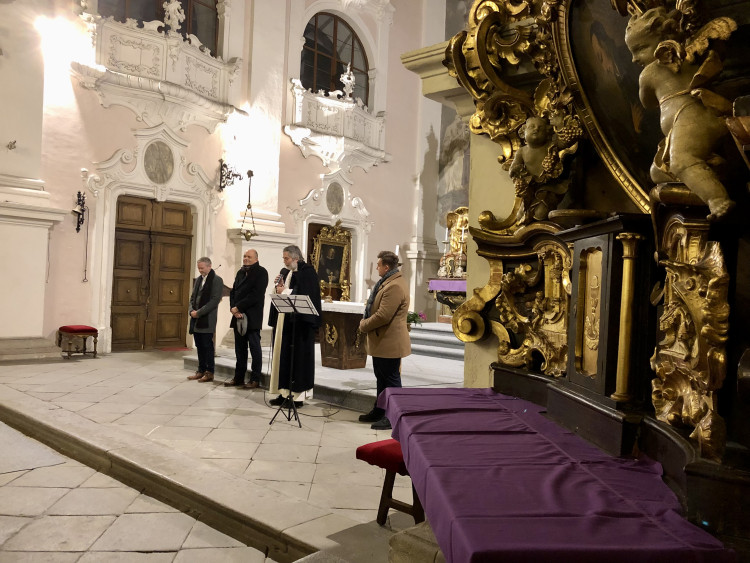 Otevření kostela sv. Ignáce po obnově