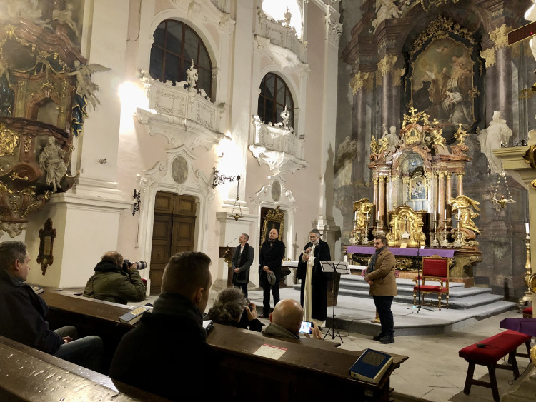 Otevření kostela sv. Ignáce po obnově