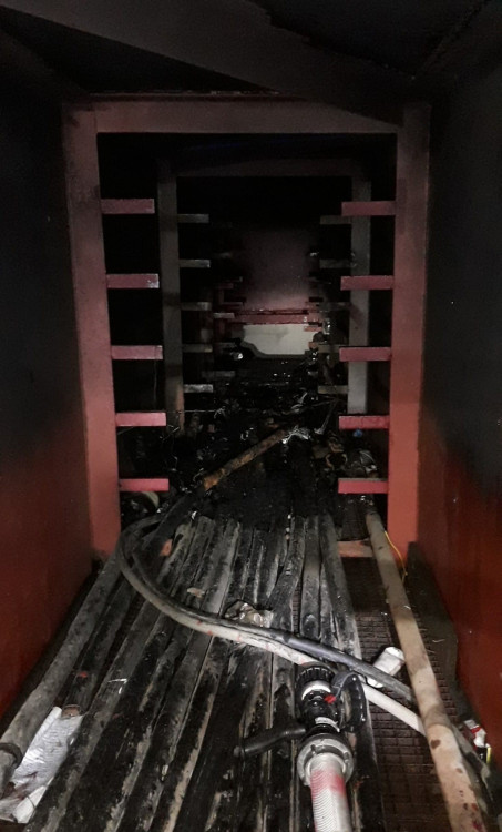 FOTOGALERIE: Požár lávky nad Radbuzou