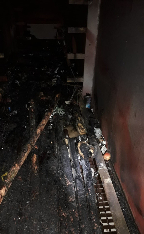 FOTOGALERIE: Požár lávky nad Radbuzou