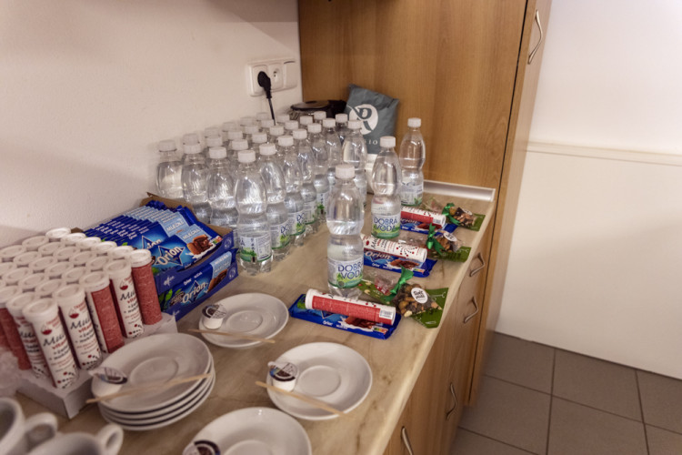 FOTOGALERIE: Darování krve ve fotbalovém prostředí. Na olomouckém stadionu proběhl mobilní odběr