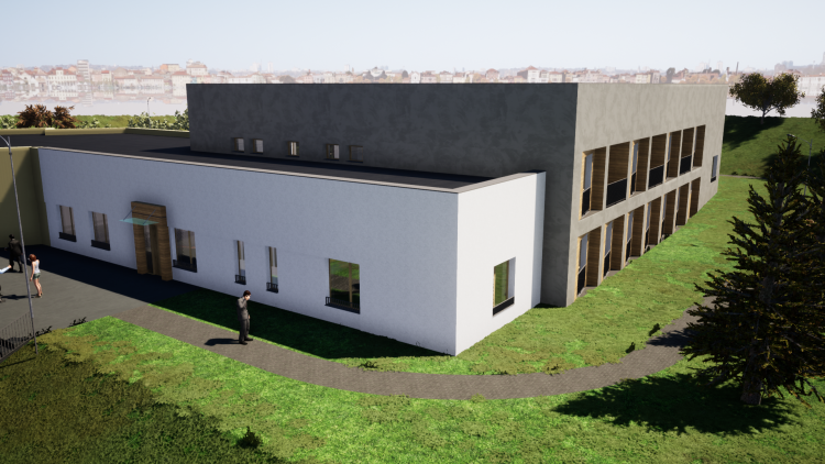 vizualizace kulturní dům Červený Hrádek1