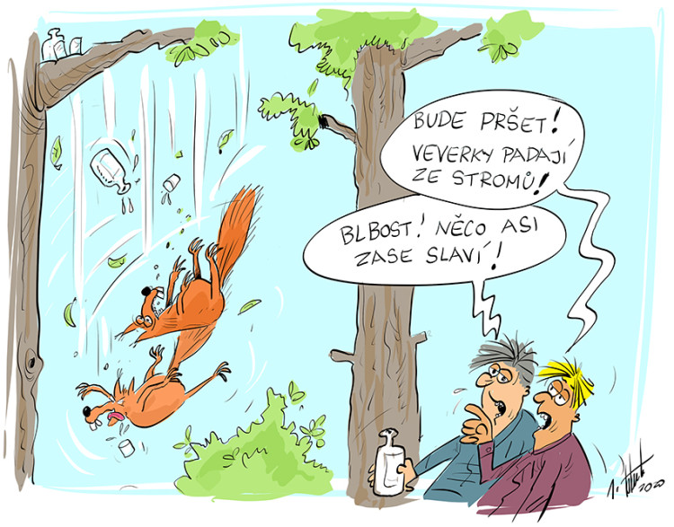 FOTOGALERIE: První v lednu středa, humoru a legrace je třeba