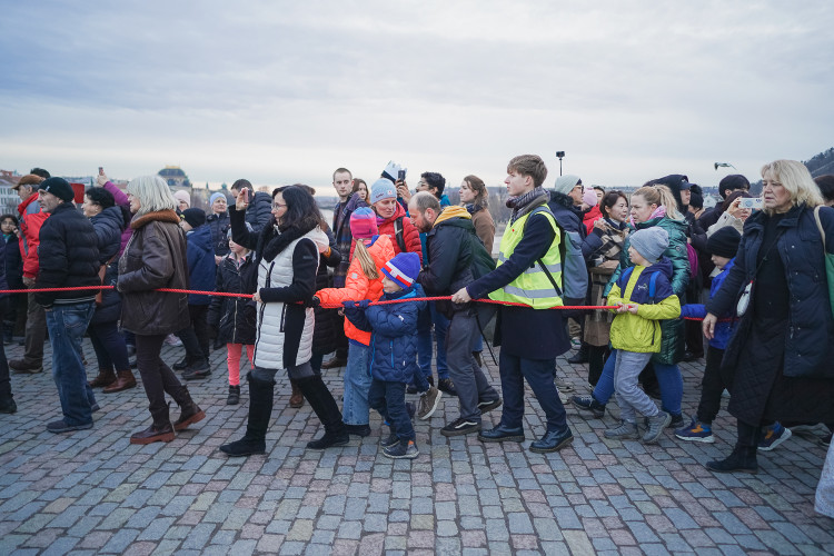 FOTOGALERIE: Prahou prošel tříkrálový průvod, nechyběli velbloudi