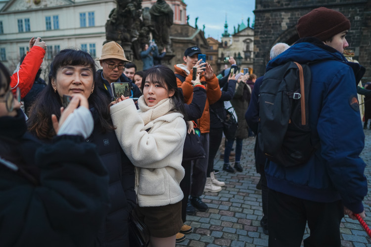 FOTOGALERIE: Prahou prošel tříkrálový průvod, nechyběli velbloudi