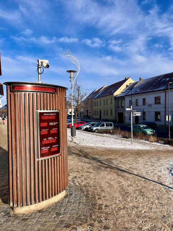 Jedna z kamer je na meteosloupku na námětí. Foto: poskytl Vladislav Hynk