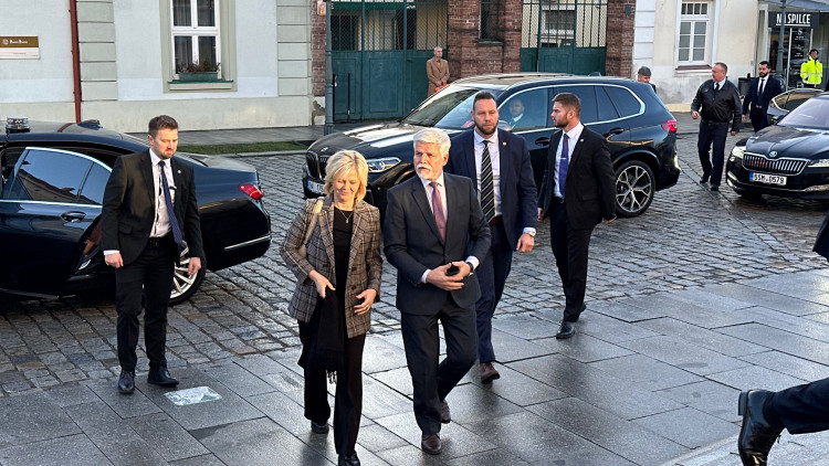 FOTOGALERIE: Návštěva prezidenta Petra Pavla v Plzni