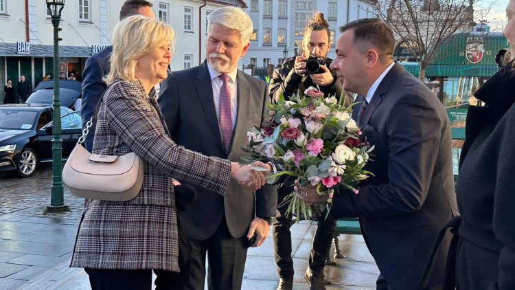 FOTOGALERIE: Návštěva prezidenta Petra Pavla v Plzni