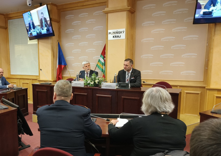 FOTOGALERIE: Návštěva prezidenta Petra Pavla v Plzni