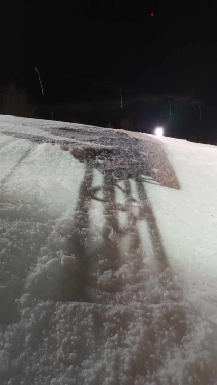 FOTOGALERIE: Večerní lyžování v Hrubé Vodě nabídlo prázdné sjezdovky