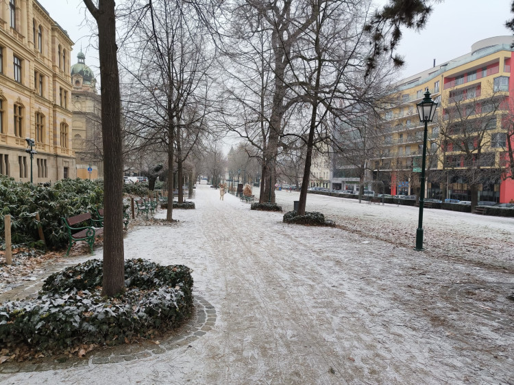 FOTOGALERIE: Plzeň zažila průmyslové sněžení