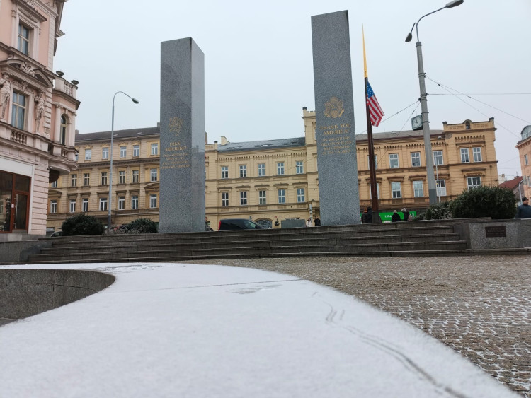 FOTOGALERIE: Plzeň zažila průmyslové sněžení