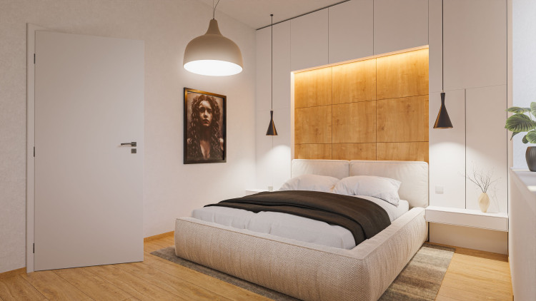 Interiér nově vznikajícího Senior Resortu na Hluboké