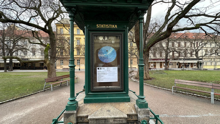 FOTOGALERIE: Meteokiosek v Kopeckého sadech