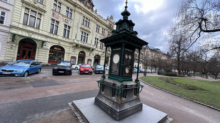 FOTOGALERIE: Meteokiosek v Kopeckého sadech