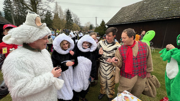 FOTOGALERIE: Masopust ve Skelné Huti na Klatovsku