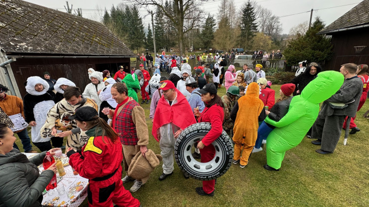 FOTOGALERIE: Masopust ve Skelné Huti na Klatovsku