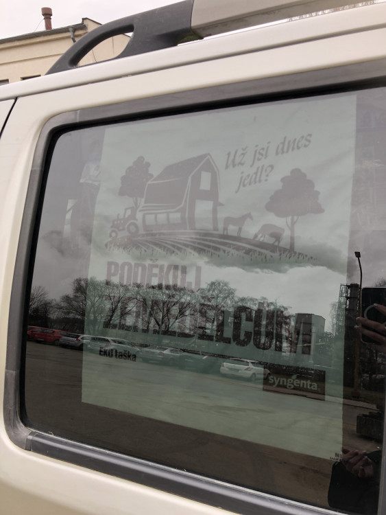 Protestní jízda zemědělců na Jihlavsku