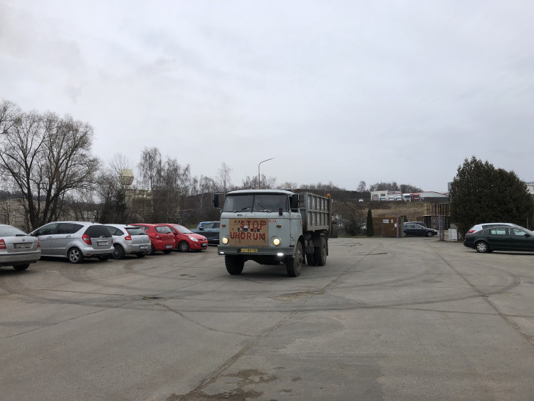 Protestní jízda zemědělců na Jihlavsku