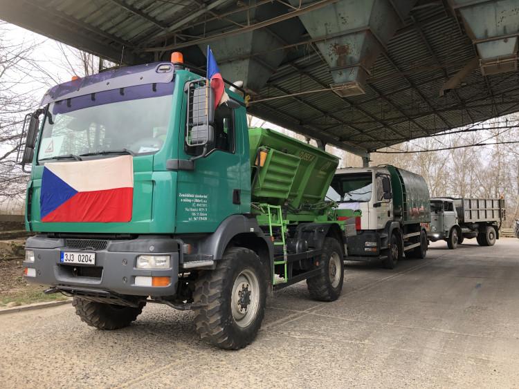 Protestní jízda zemědělců na Jihlavsku