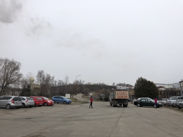 Protestní jízda zemědělců na Jihlavsku