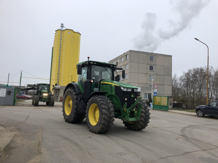 Protestní jízda zemědělců na Jihlavsku