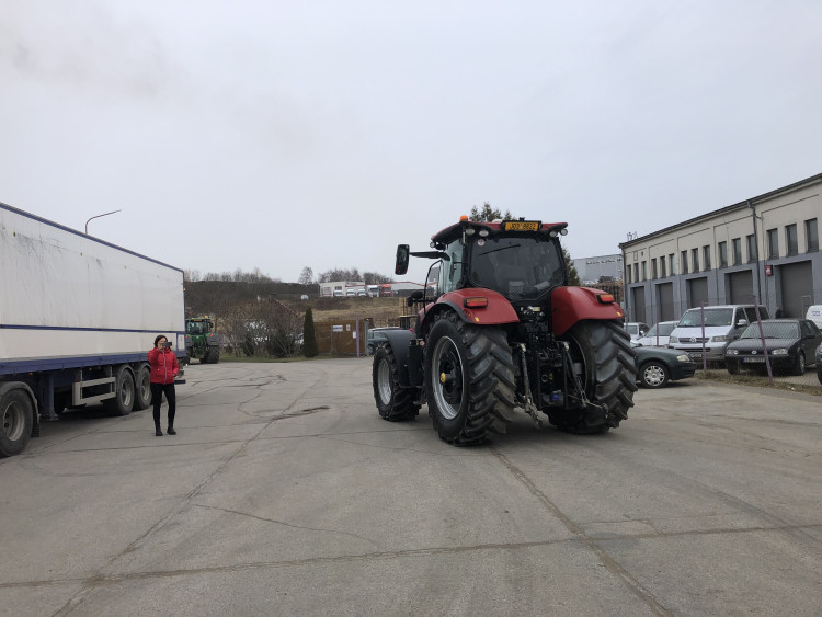 Protestní jízda zemědělců na Jihlavsku