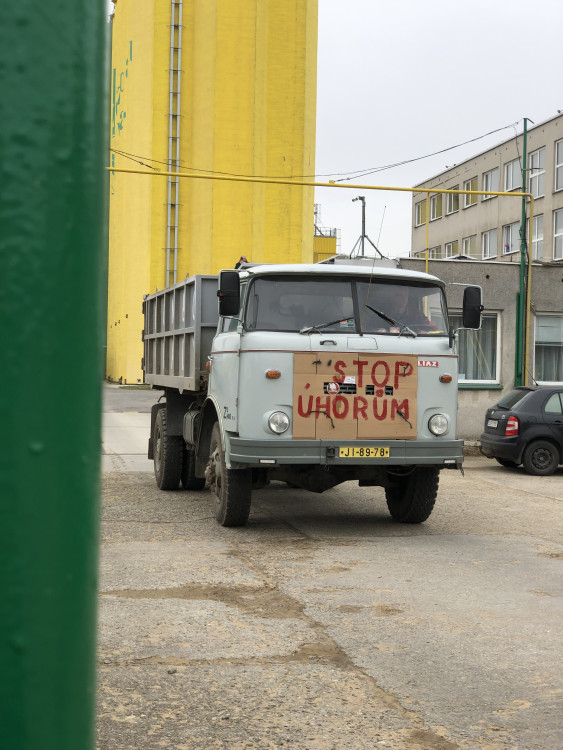 Protestní jízda zemědělců na Jihlavsku
