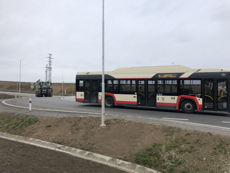 Protestní jízda zemědělců na Jihlavsku