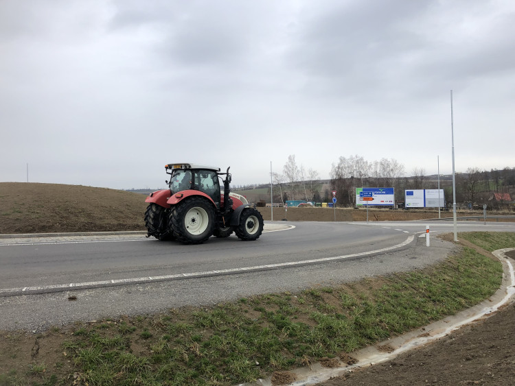 Protestní jízda zemědělců na Jihlavsku