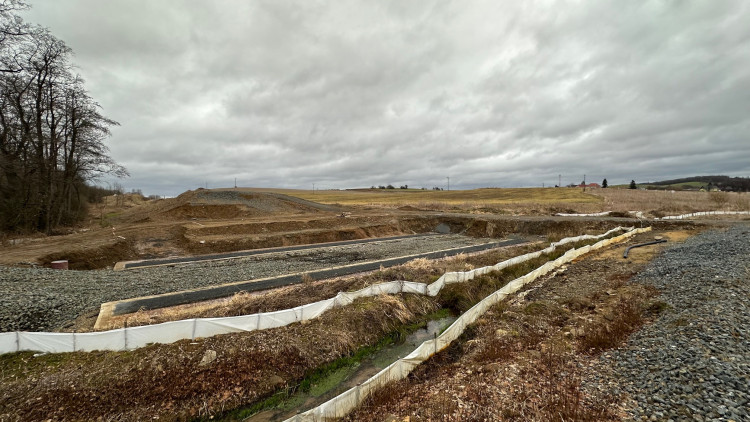 Tak to vypadalo na místě začátkem února