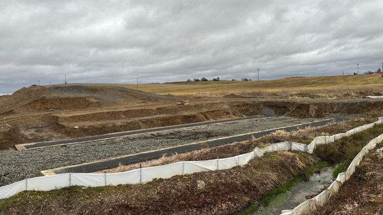 Tak to vypadalo na místě začátkem února