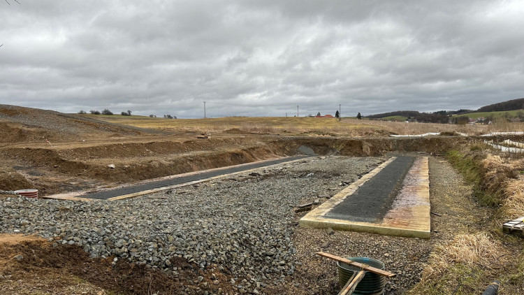 Tak to vypadalo na místě začátkem února