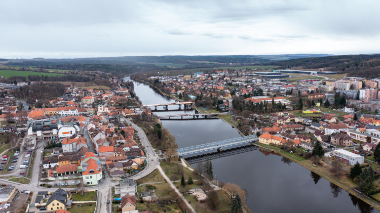 FOTOGALERIE: Oprava mostu v Týně nad Vltavou