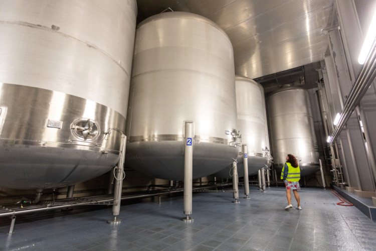 FOTOGALERIE: Od bednářství až k robotickému ramenu. Pivovar Holba představuje své dějiny i současný provoz