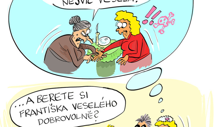 Dubnová dávka vtipů od kreslíře Jana Tatarky