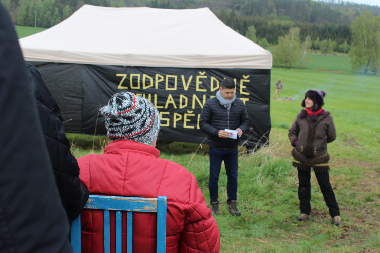 Den proti úložišti 2024, lokalita Hrádek