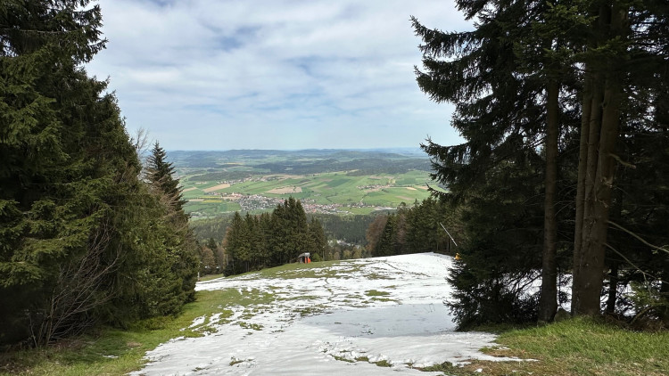 Pohled na sjezdovku