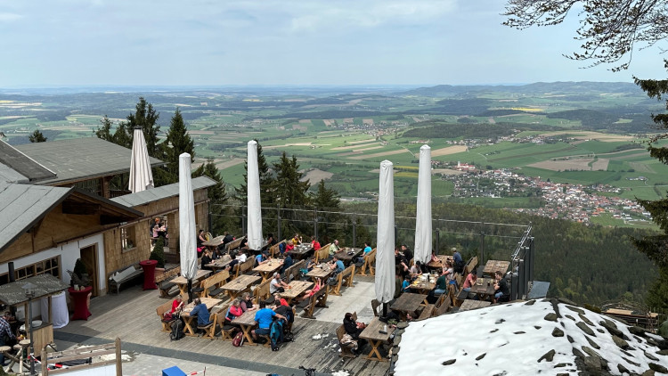 Terasa hospůdky Schönblick