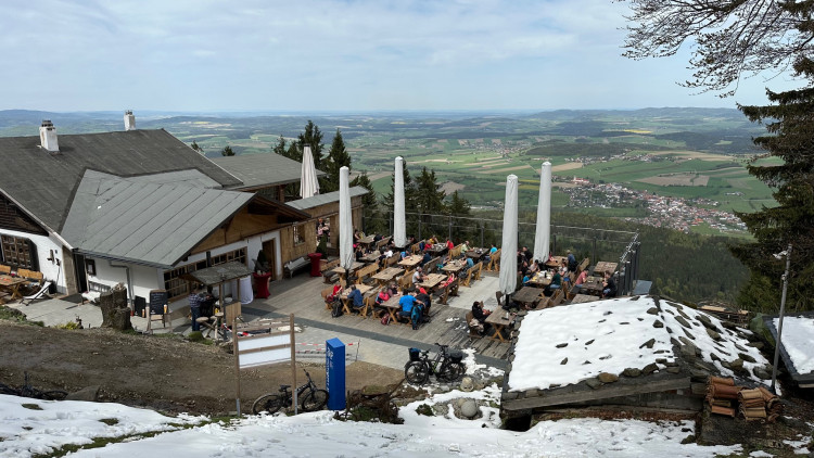 Terasa hospůdky Schönblick