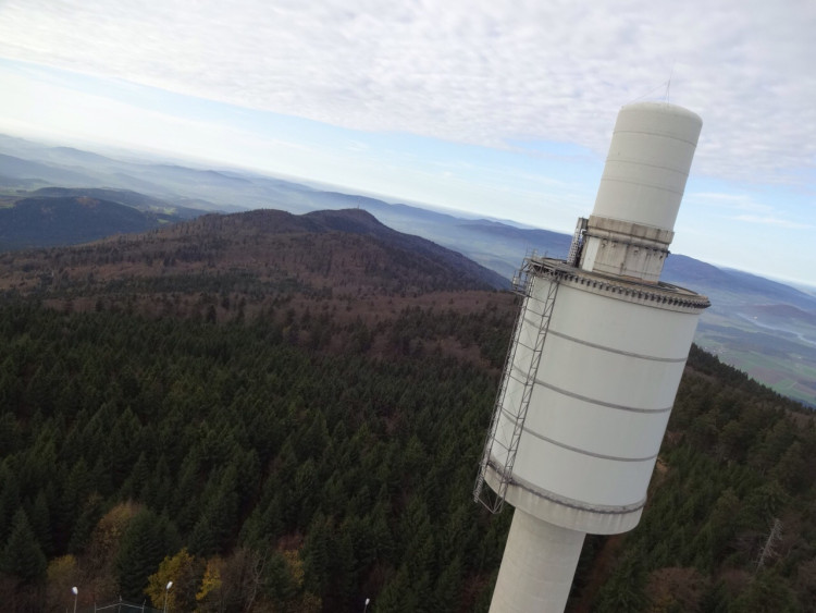 Z rozhledny je úchvatný výhled