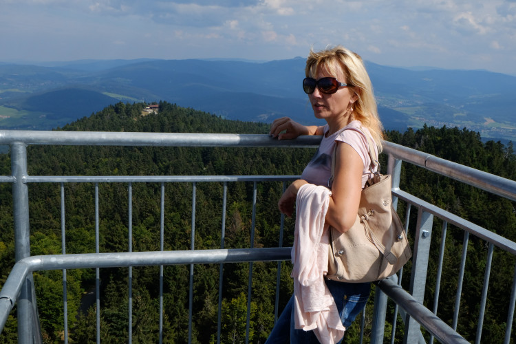 Z rozhledny je úchvatný výhled