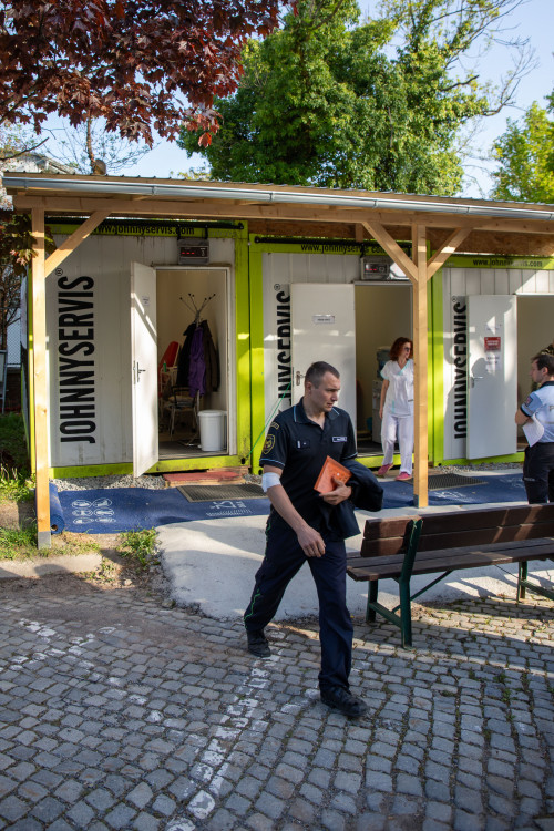 FOTOGALERIE: Pomoc na druhou. V Olomouci darovali krev záchranáři, hasiči, policisté i vojáci