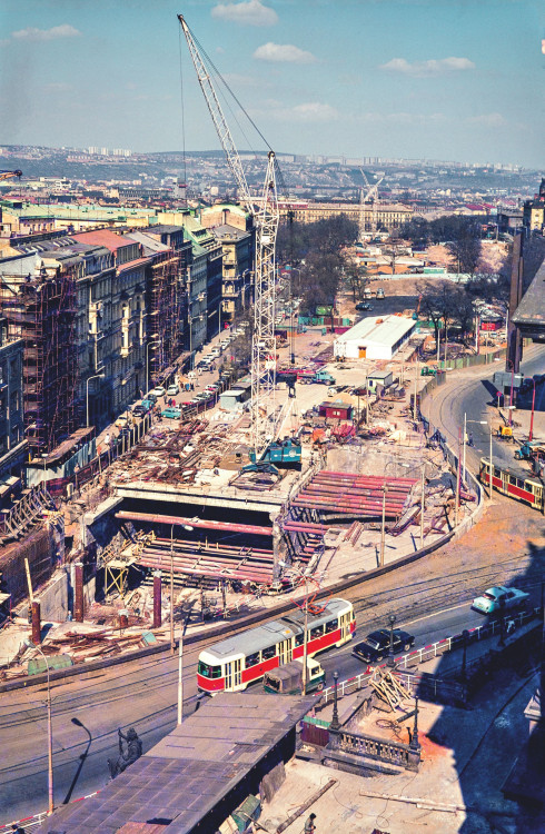 Přeložky u muzea, 1973.