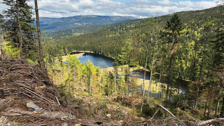 FOTOGALERIE: Malé Javorské jezero a Velký Javor