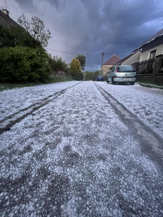 Supercelární bouře na Jihlavsku