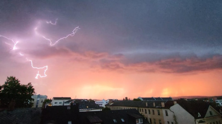 Supercelární bouře na Jihlavsku